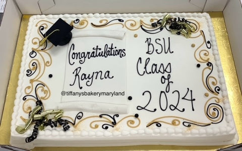 Graduate Scroll Sheet Cake