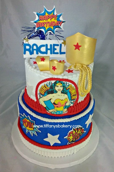 Wonder Woman Cake- Order Online Wonder Woman Cake @ Flavoursguru