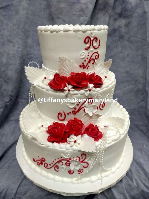 Fiona Wedding Cake - Classy Girl Cupcakes