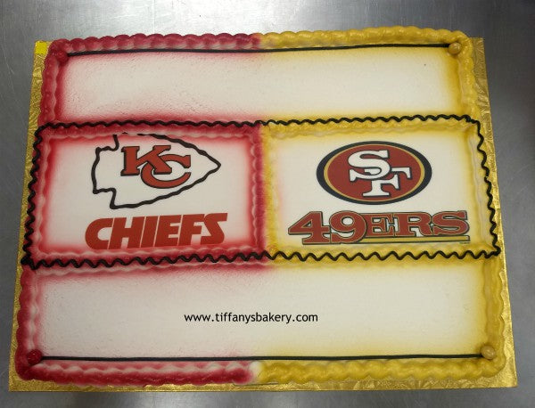 Amazon.com: 49ers Personalized Cake Topper 8 Inches Round Birthday Cake  Topper : Grocery & Gourmet Food